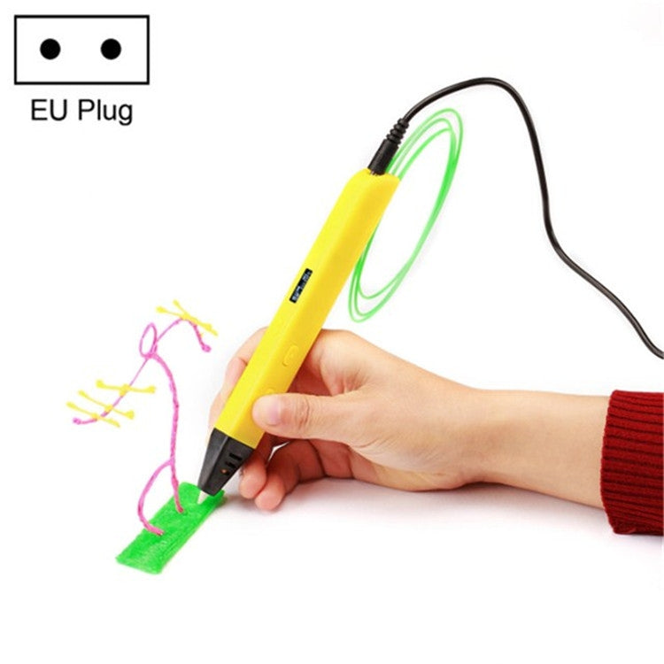 Stylo d'impression 3D éducatif pour enfants RP800A, prise US, prise EU, prise AU, prise UK