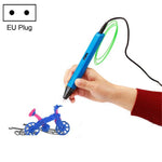 Stylo d'impression 3D éducatif pour enfants RP800A, prise US, prise EU, prise AU, prise UK