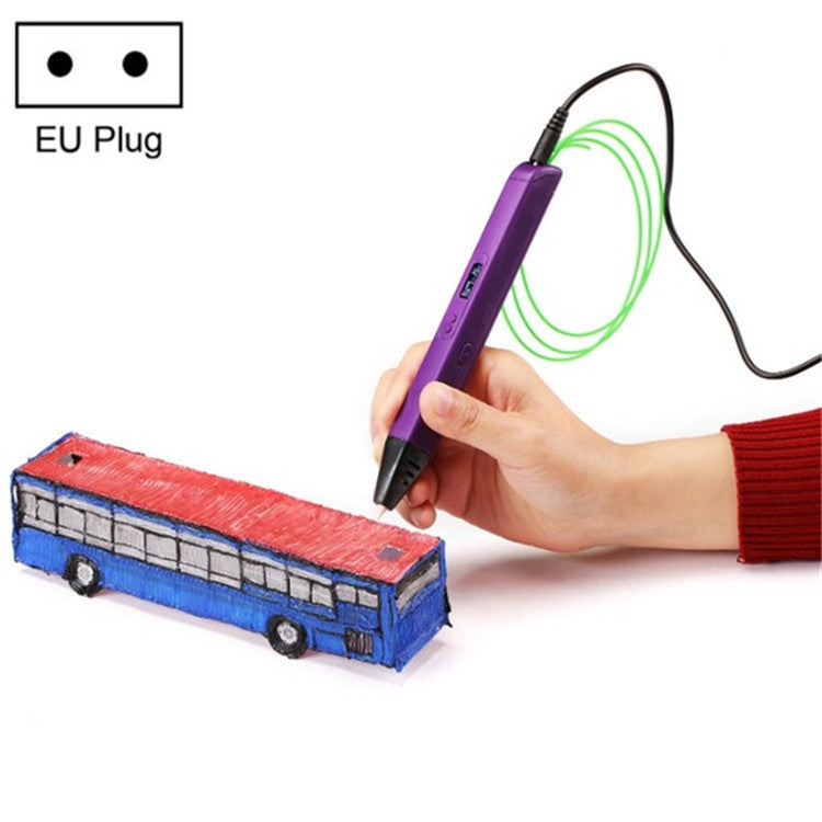 Stylo d'impression 3D éducatif pour enfants RP800A, prise US, prise EU, prise AU, prise UK