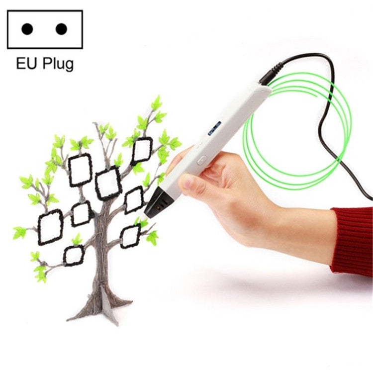 Stylo d'impression 3D éducatif pour enfants RP800A, prise US, prise EU, prise AU, prise UK