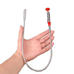 Brosse métallique à main pour évier de cuisine, crochet de dragage des égouts, 60 cm