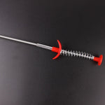 Brosse métallique à main pour évier de cuisine, crochet de dragage des égouts, 60 cm