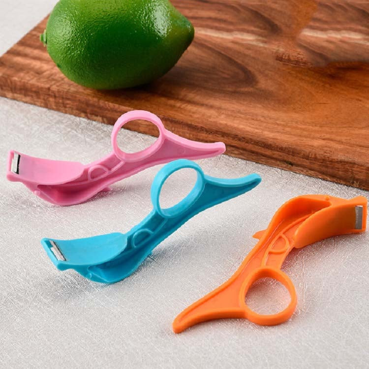 Épluche-fruits de cuisine en acier inoxydable, livraison de couleur aléatoire