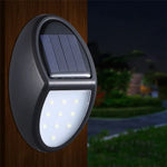 10 LED SMD 2835 Capteur de mouvement étanche IP65 à énergie solaire Lampe murale LED d'extérieur pour cour