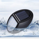 10 LED SMD 2835 Capteur de mouvement étanche IP65 à énergie solaire Lampe murale LED d'extérieur pour cour