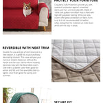 Housses de canapé réversibles lavables en machine, tapis protecteur antidérapant pour fauteuil inclinable, pour chiens et chats, 55x196cm, 130x196cm, 190x196cm