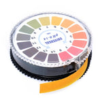 Papier test PH 0-14 de 5 mètres Papier indicateur alcalin-acide pour test d'eau, urine, salive Kits d'analyse de mesure au papier de tournesol