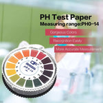 Papier test PH 0-14 de 5 mètres Papier indicateur alcalin-acide pour test d'eau, urine, salive Kits d'analyse de mesure au papier de tournesol