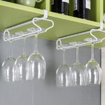 Porte-verres à vin en fer forgé, porte-gobelets suspendus créatifs, 3 pièces