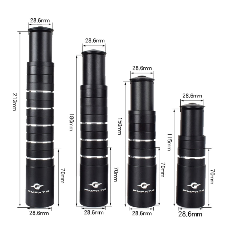 Rehausseur de guidon en alliage d'aluminium pour VTT FMFXTR, 8,5 cm noir, 8,5 cm rouge, 8,5 cm bleu, 11,4 cm noir, 11,4 cm rouge, 11,4 cm bleu, 14,4 cm noir, 14,4 cm rouge, 14,4 cm bleu, 17,5 cm noir, 17,5 cm
