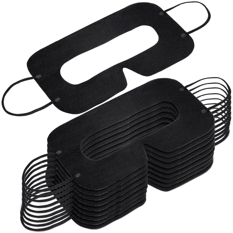 100 masques de protection hygiéniques noirs jetables pour casque VR 3D