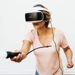 100 masques de protection hygiéniques noirs jetables pour casque VR 3D