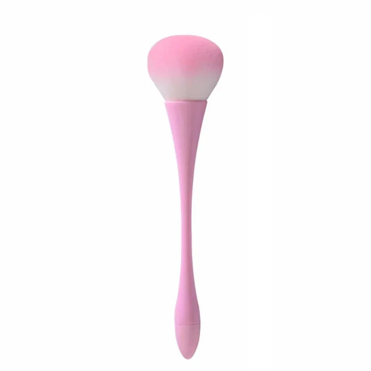 Brosse de nettoyage des poussières d'ongles, Brosse pour enlever les paillettes d'ongles, Poudre de gel UV, Brosses à ongles en acrylique, Outils de manucure, Or rose, Poils couleur or rose, Rouge, Petite taille rose, Petite taille noire, Couleur dégradée