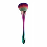 Brosse de nettoyage des poussières d'ongles, Brosse pour enlever les paillettes d'ongles, Poudre de gel UV, Brosses à ongles en acrylique, Outils de manucure, Or rose, Poils couleur or rose, Rouge, Petite taille rose, Petite taille noire, Couleur dégradée