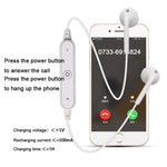 Écouteurs Bluetooth sans fil S6 Sport pour iPhone / Xiaomi / Huawei, avec micro