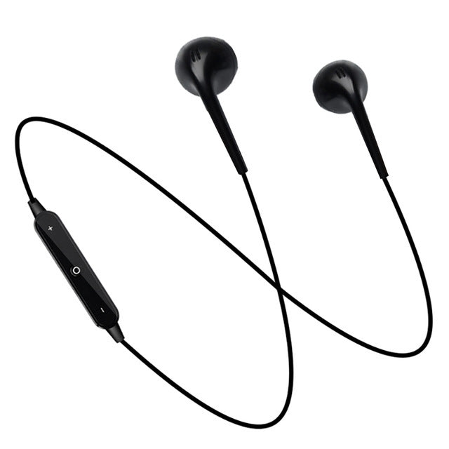 Écouteurs Bluetooth sans fil S6 Sport pour iPhone / Xiaomi / Huawei, avec micro