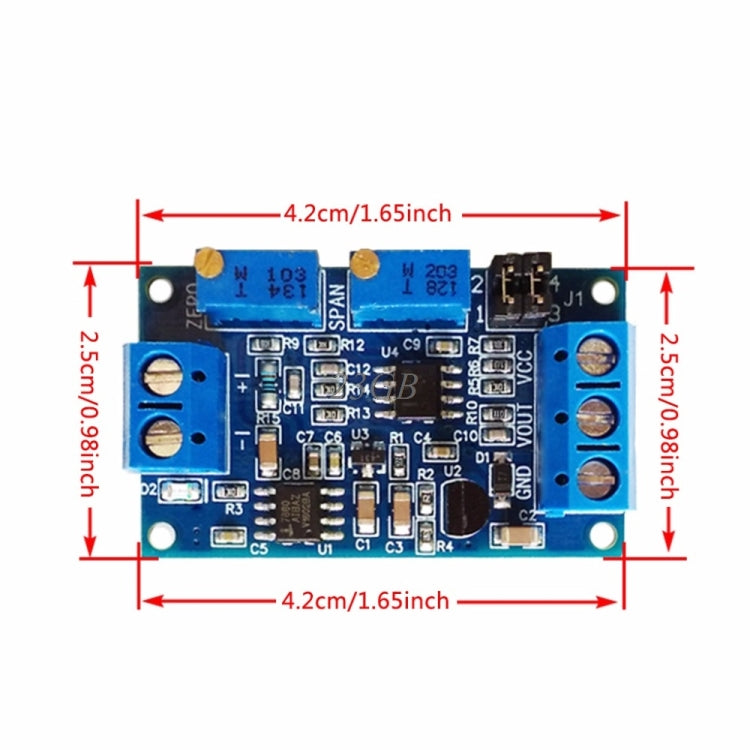 Module courant-tension 0 / 4-20mA vers 0-3,3V5V10V, transmetteur de tension, adaptateur de conversion et conditionnement de signal, 0 / 4-20mA vers 0-3,3V5V10V