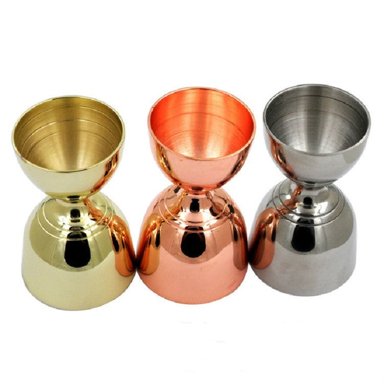 Tasse à mesurer le vin en acier inoxydable, en onces, pour mélanger, couleur or rose, noir de fusil, or tyran, lumière miroir