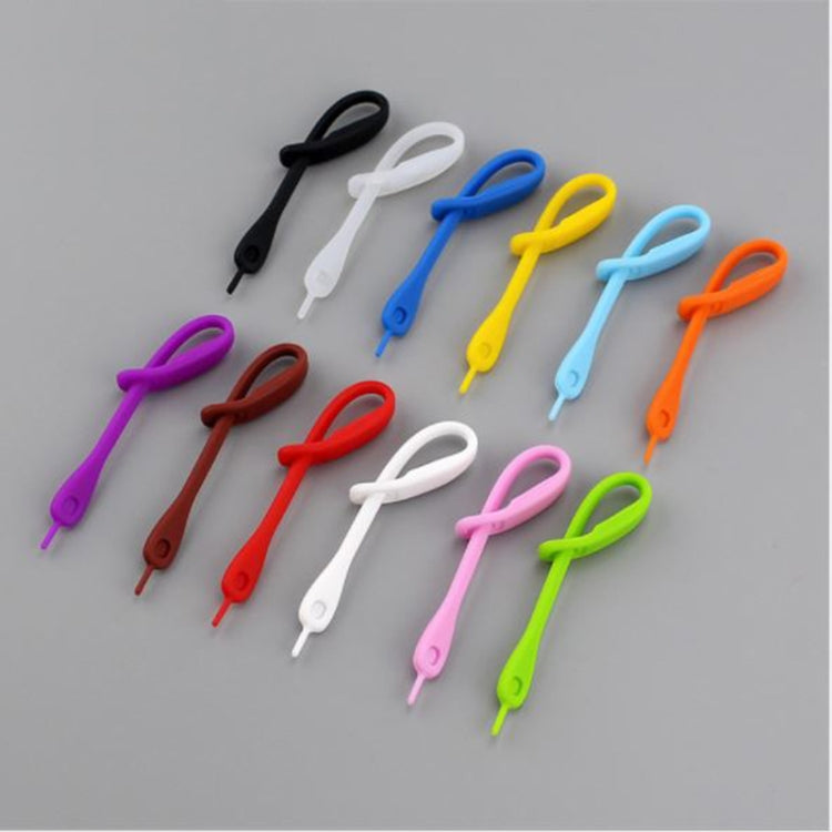 12 Marqueurs de Verre à Vin en Silicone Créatifs, Design Corde
