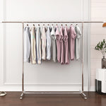 Étendoir télescopique 120-200cm, étagère de rangement extérieure/balcon, porte-vêtements en acier inoxydable à tringle unique, 120-200cm