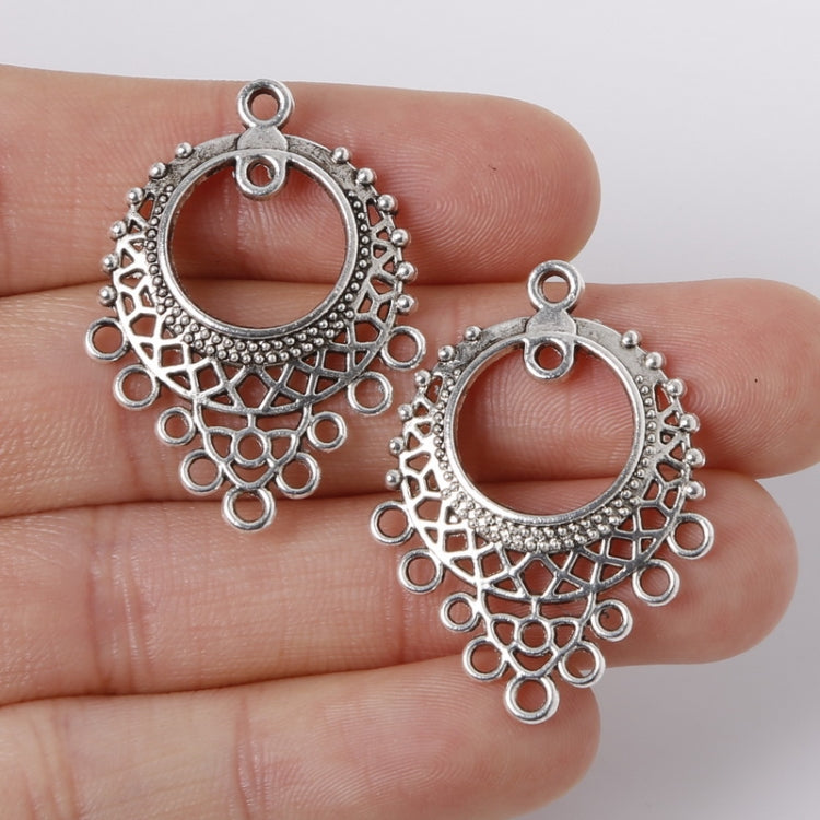6 breloques pendentifs en métal en alliage de zinc, argent antique, à fabriquer soi-même