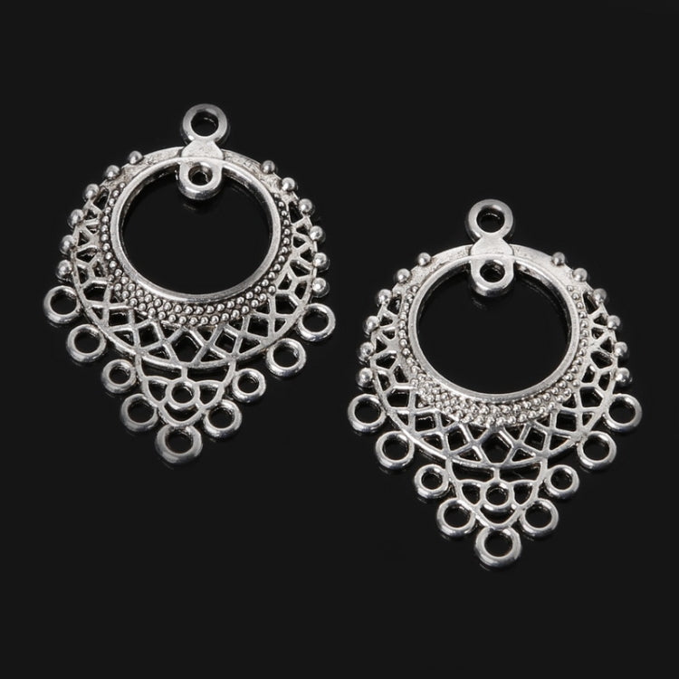 6 breloques pendentifs en métal en alliage de zinc, argent antique, à fabriquer soi-même