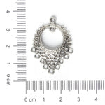 6 breloques pendentifs en métal en alliage de zinc, argent antique, à fabriquer soi-même