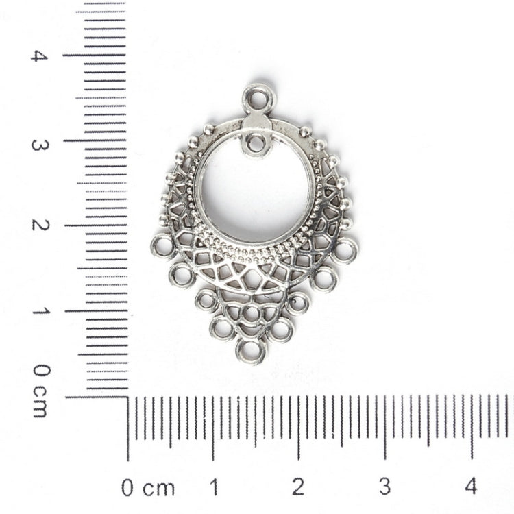 6 breloques pendentifs en métal en alliage de zinc, argent antique, à fabriquer soi-même