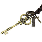 Pendentifs Clés Grande Couronne Rétro Tendance