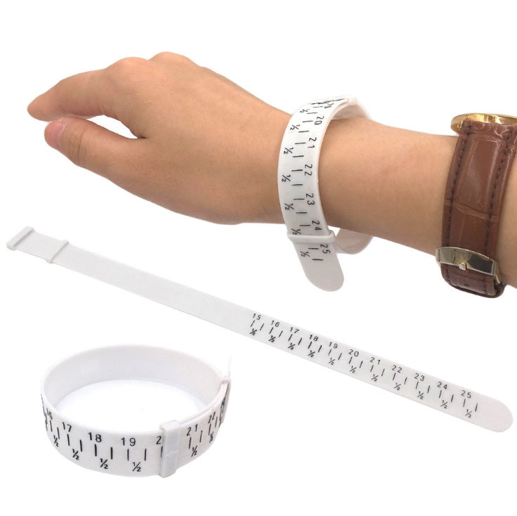 Outil de mesure de bracelet de style ceinture, outil de mesure de bracelet standard, jauge de fabrication de bijoux, outil de mesure de bijoux à main