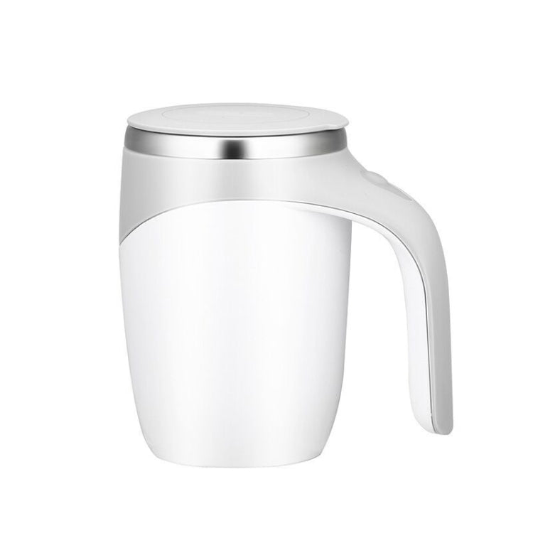 Tasse à mélanger électrique, tasse à mélanger le café, la boisson lactée (Blanc), électrique (Marron)