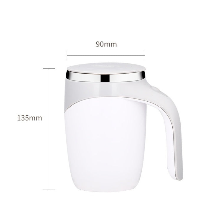Tasse à mélanger électrique, tasse à mélanger le café, la boisson lactée (Blanc), électrique (Marron)