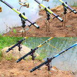 Support de canne à pêche en acier inoxydable pour canne à lancer, canne à pêche en mer, canne à pêche à main, support de canne à pêche, B Gris