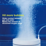 Pierre à Bulles Nano Air Disque Pompe à Oxygène pour Aquarium, 45mm, 50mm, 100mm, 150mm, 200mm