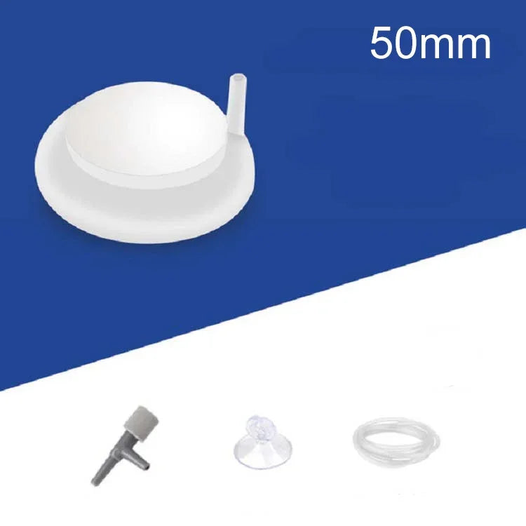 Pierre à Bulles Nano Air Disque Pompe à Oxygène pour Aquarium, 45mm, 50mm, 100mm, 150mm, 200mm
