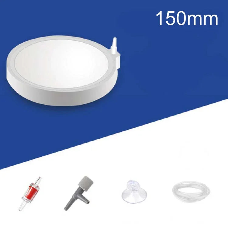 Pierre à Bulles Nano Air Disque Pompe à Oxygène pour Aquarium, 45mm, 50mm, 100mm, 150mm, 200mm