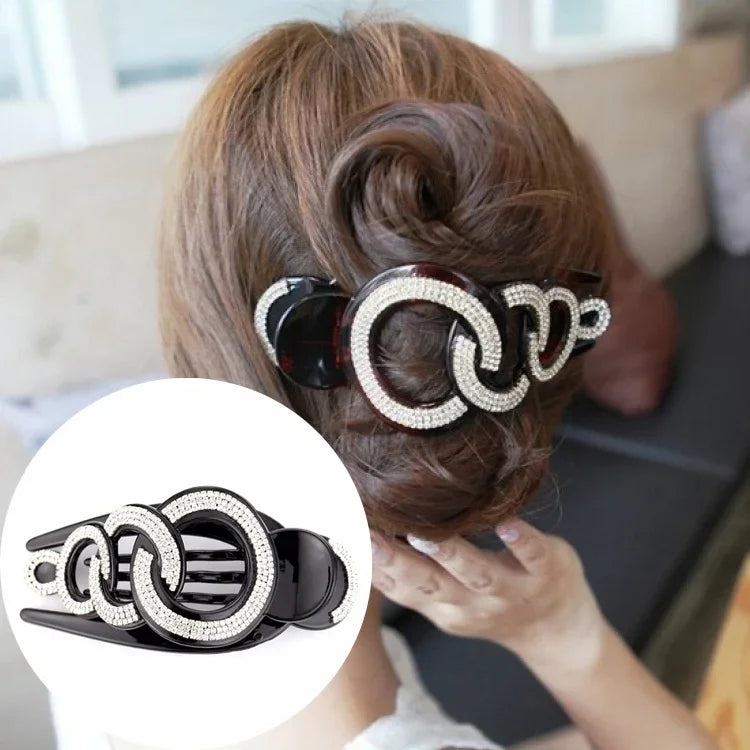 Pince à cheveux strass, pince crabe, accessoires de coiffure, grands outils de coiffure, accessoires pour cheveux, épingle à cheveux pour femme