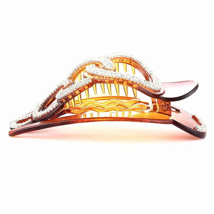 Pince à cheveux strass, pince crabe, accessoires de coiffure, grands outils de coiffure, accessoires pour cheveux, épingle à cheveux pour femme