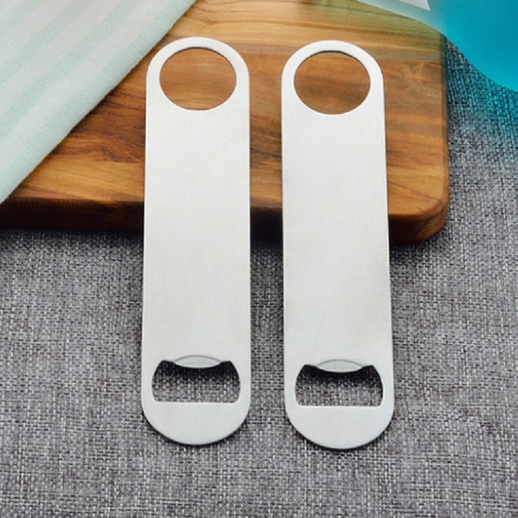 Lot de 2 ouvre-bouteilles en acier inoxydable créatifs, ouvre-bouteilles polyvalent pour bière et soda, ouvre-couvercles de soda