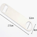 Lot de 2 ouvre-bouteilles en acier inoxydable créatifs, ouvre-bouteilles polyvalent pour bière et soda, ouvre-couvercles de soda