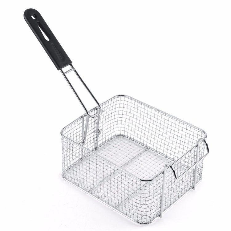 Friteuse électrique de comptoir épaissie, friteuse électrique en acier inoxydable pour poulet frit et frites avec panier, friteuse électrique de comptoir