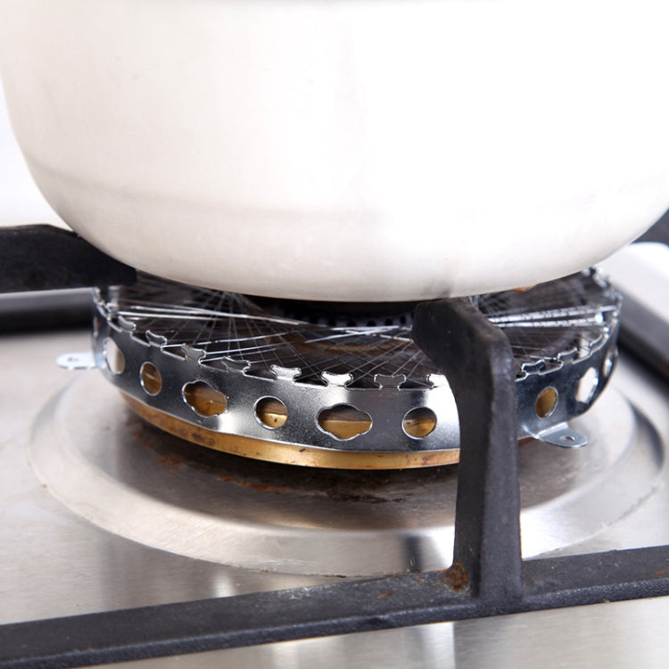 2 cercles à gaz en acier inoxydable pour cuisinière à gaz, coupe-vent ignifuges, économiseurs d'énergie pour la cuisine, cercles à gaz en acier