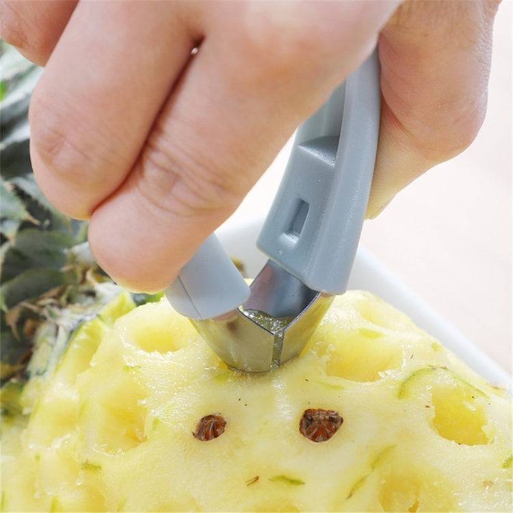 Outil de cuisine pour équeuter les fraises, Pince à ananas (Bleu), Pince à ananas (Orange), Pince à ananas (Gris)