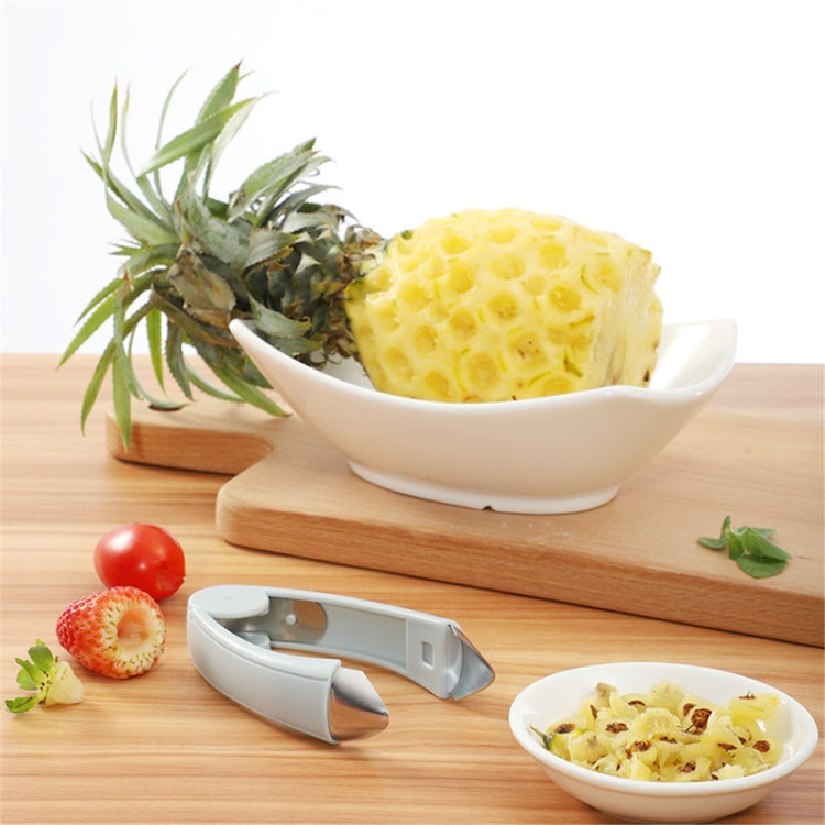 Outil de cuisine pour équeuter les fraises, Pince à ananas (Bleu), Pince à ananas (Orange), Pince à ananas (Gris)