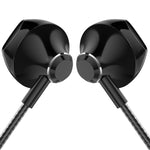 Écouteurs stéréo à basses PTM D31 avec micro, oreillettes mains libres pour sport et jeu, compatibles téléphones portables Samsung Xiaomi