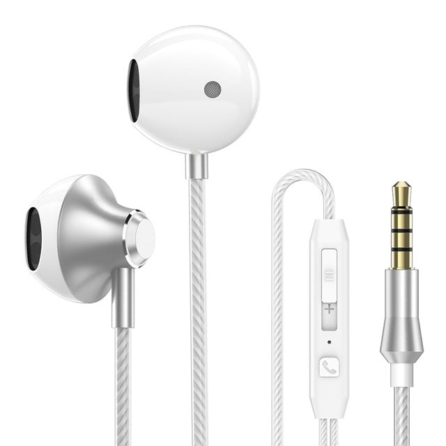 Écouteurs stéréo à basses PTM D31 avec micro, oreillettes mains libres pour sport et jeu, compatibles téléphones portables Samsung Xiaomi