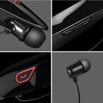 Écouteurs Stéréo Bluetooth Sans Fil Sport Mains Libres avec Grande Autonomie de Batterie et Micro