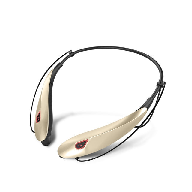 Écouteurs Stéréo Bluetooth Sans Fil Sport Mains Libres avec Grande Autonomie de Batterie et Micro
