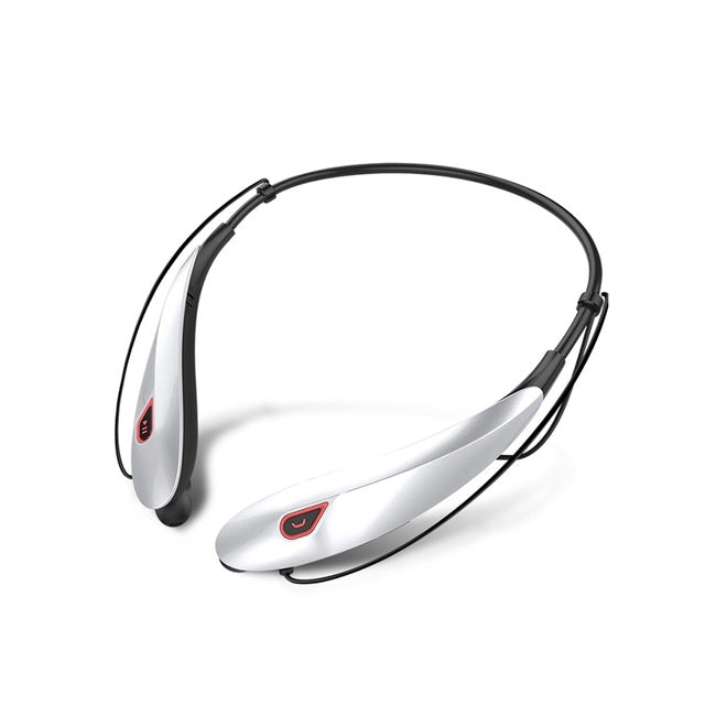 Écouteurs Stéréo Bluetooth Sans Fil Sport Mains Libres avec Grande Autonomie de Batterie et Micro