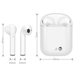 Casque Bluetooth sans fil binaural I7s Écouteurs TWS avec boîtier de charge plaqué
